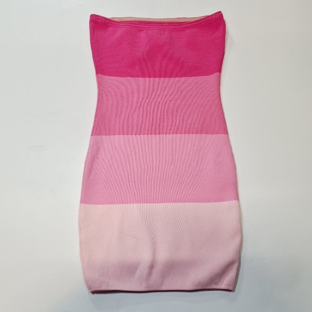 Superdown Perla Ombre Mini Dress in Pink Ombre Small - Picture 9 of 11